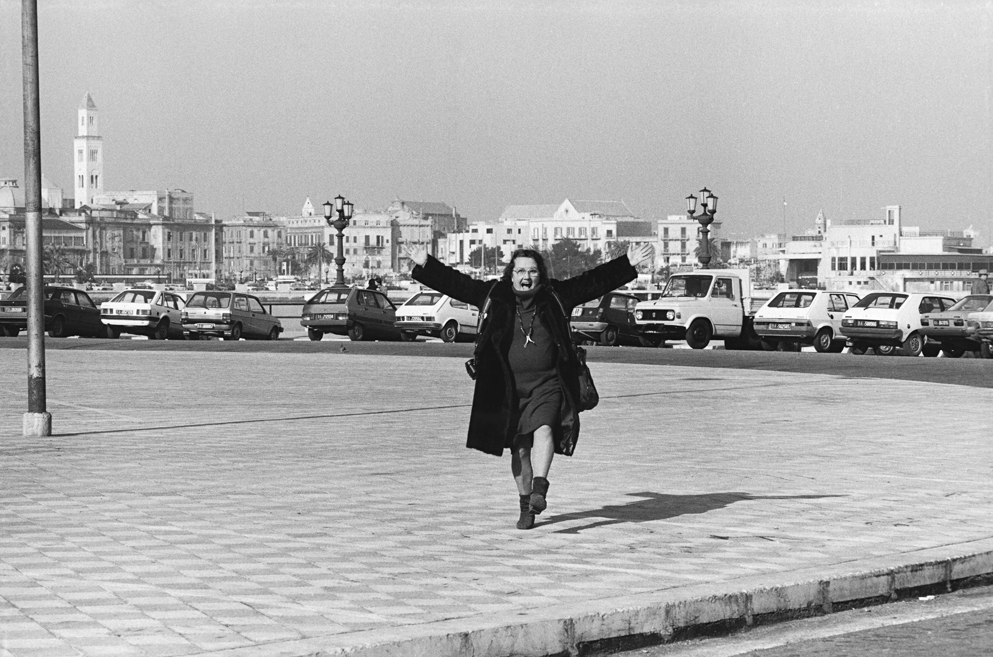 Cuchi White à Bari en 1984. ©Photographie Giovanna Calvenzi